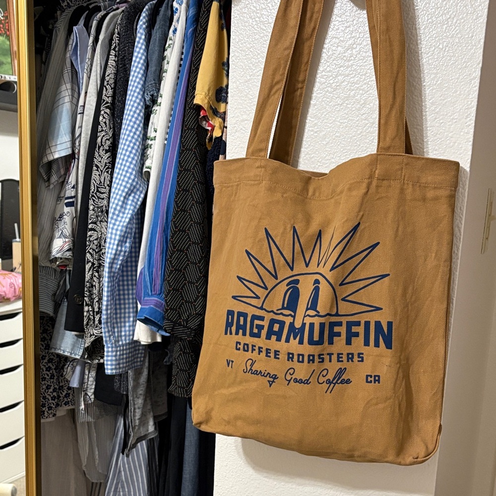 Mustard Canvas Tote Bag